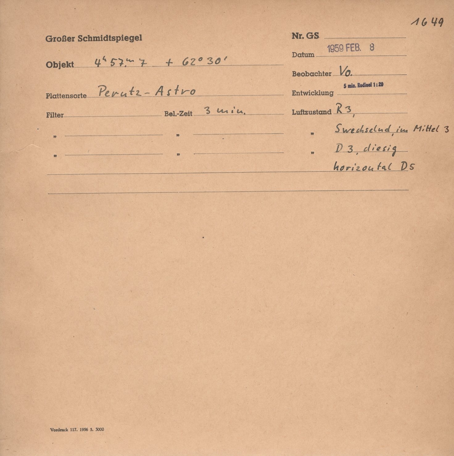 Plattenhuelle GS01649