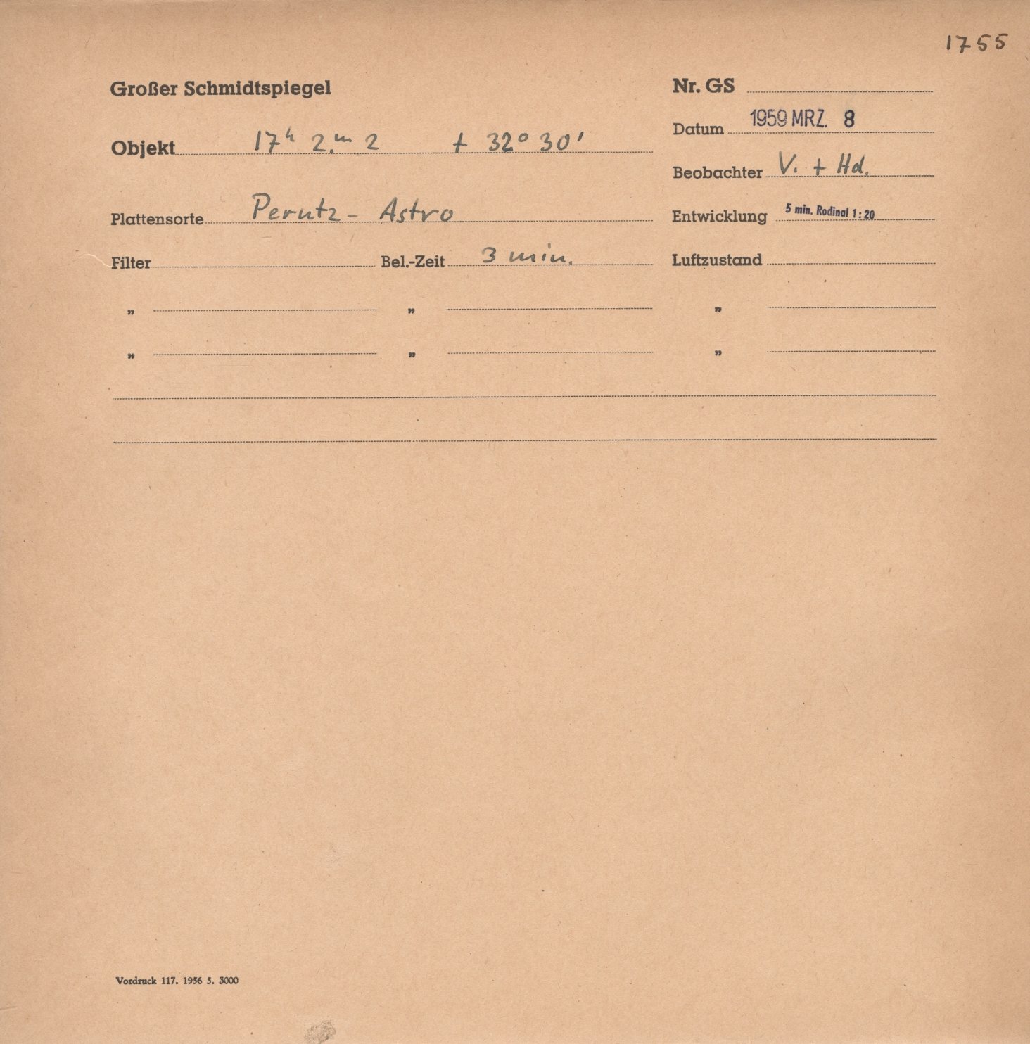 Plattenhuelle GS01755