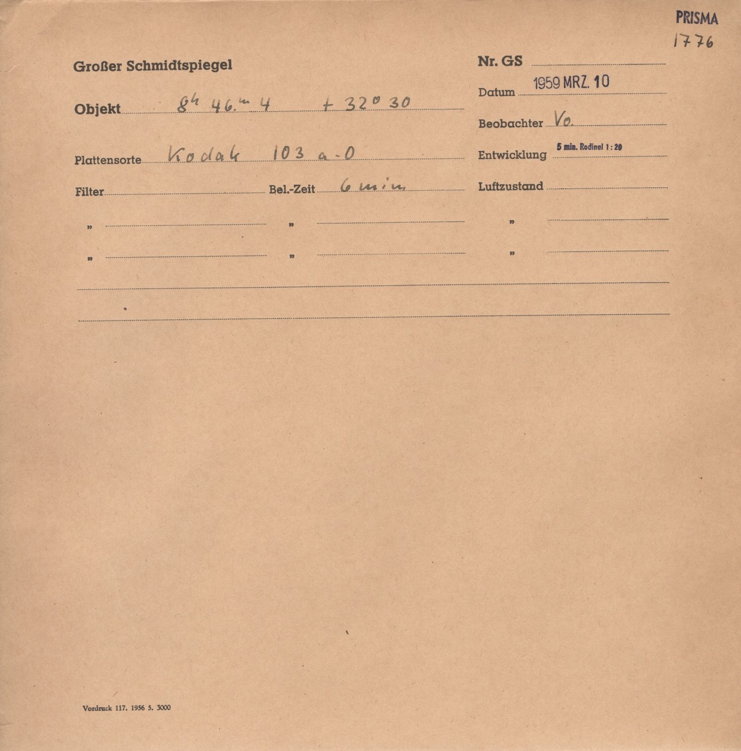 Plattenhuelle GS01776