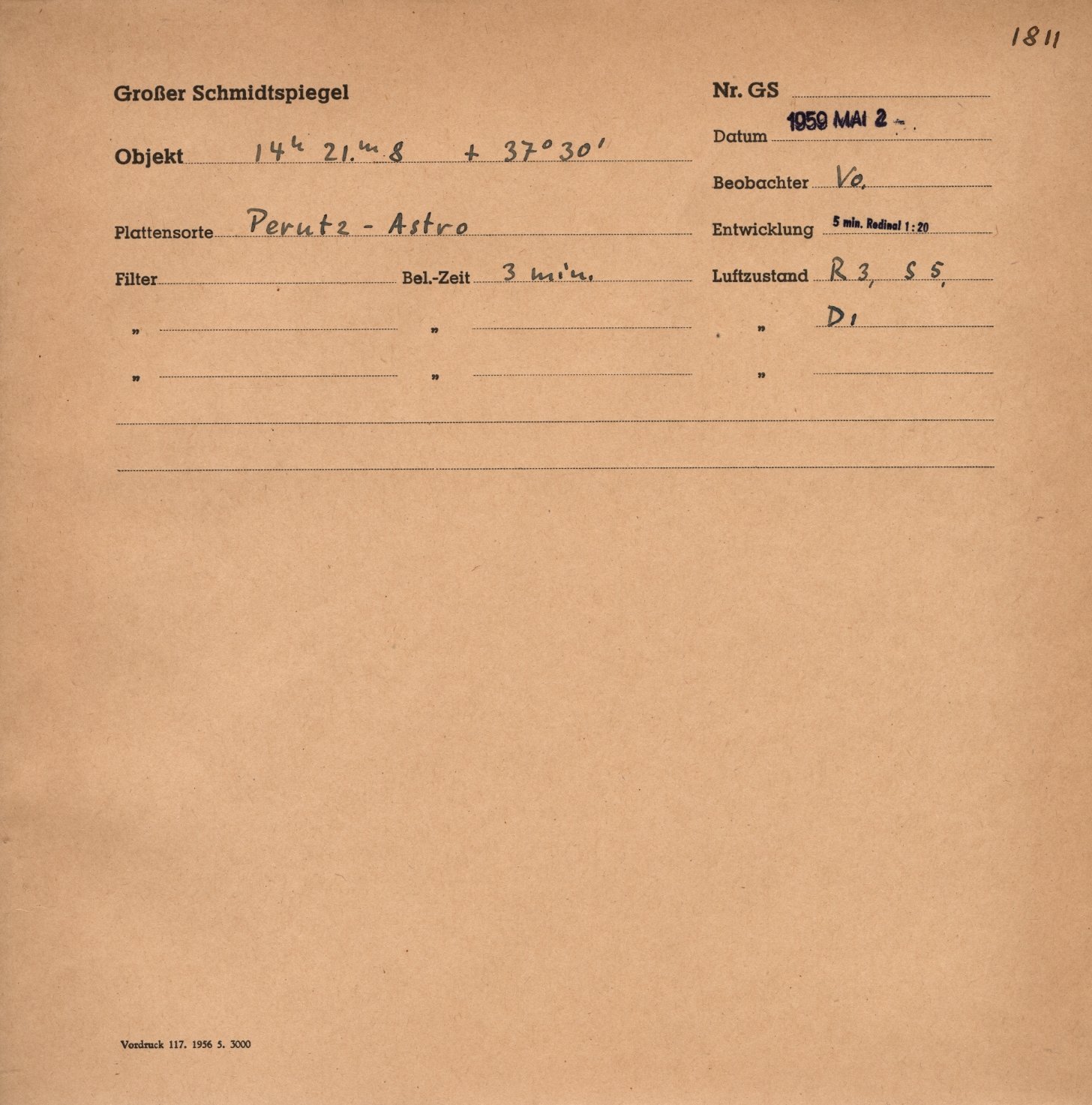 Plattenhuelle GS01811