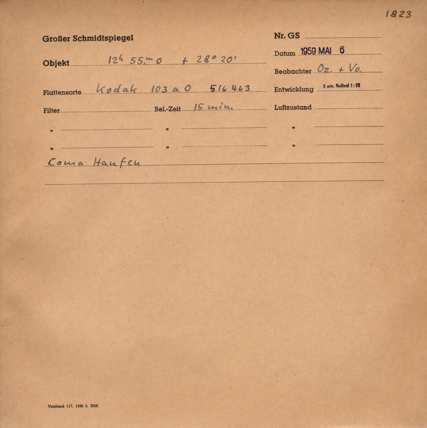 Plattenhuelle GS01823