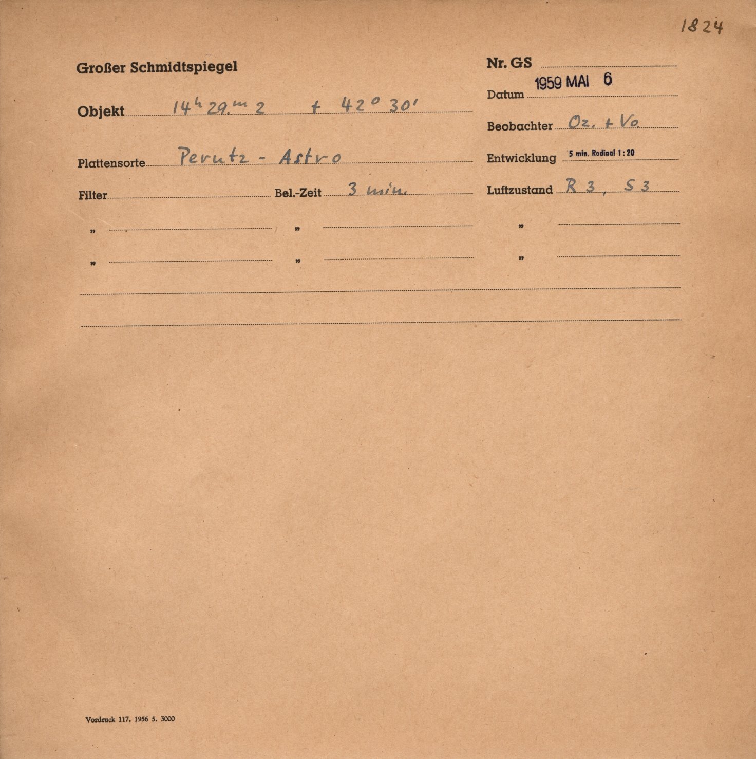 Plattenhuelle GS01824