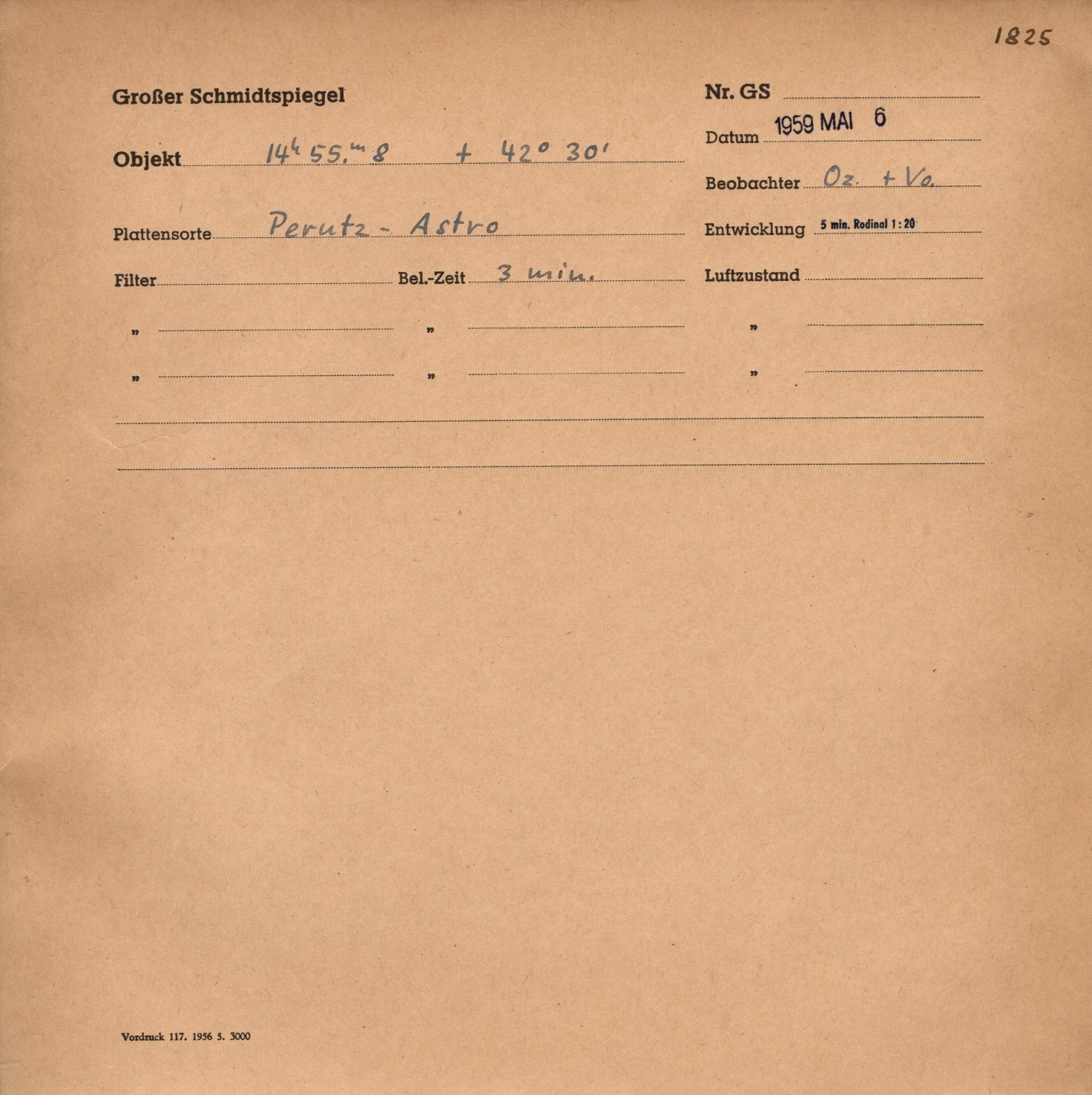 Plattenhuelle GS01825
