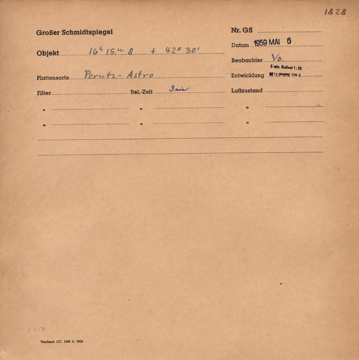 Plattenhuelle GS01828