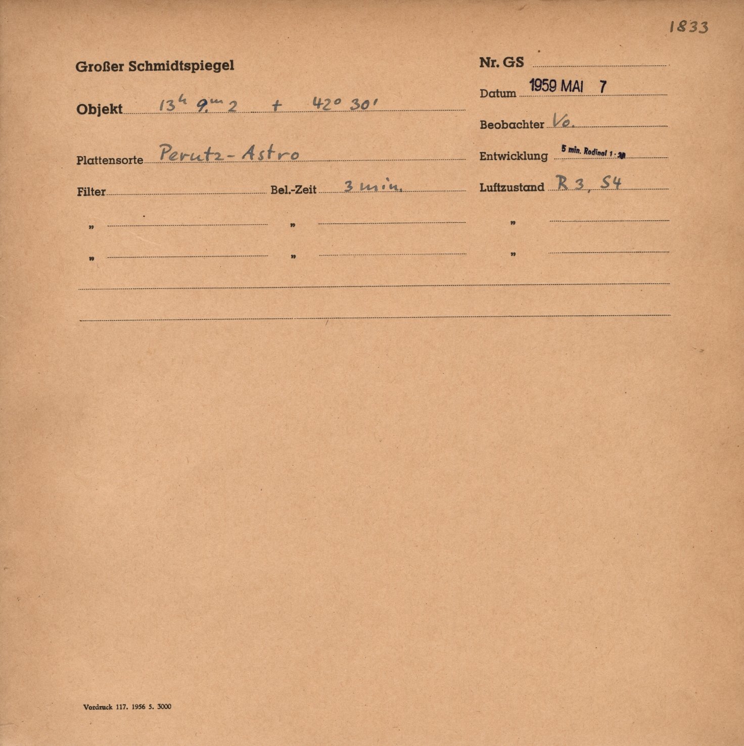 Plattenhuelle GS01833
