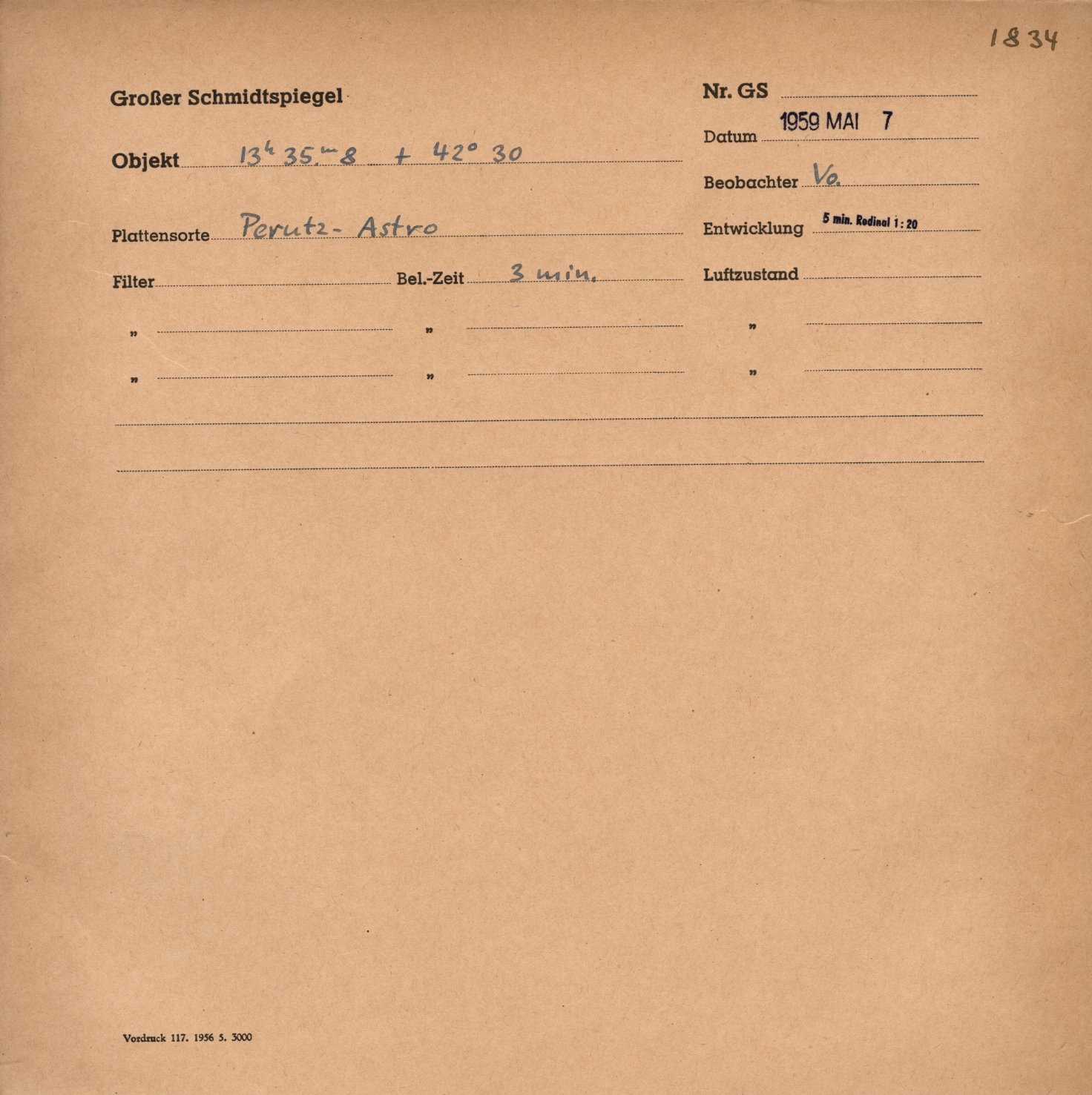 Plattenhuelle GS01834
