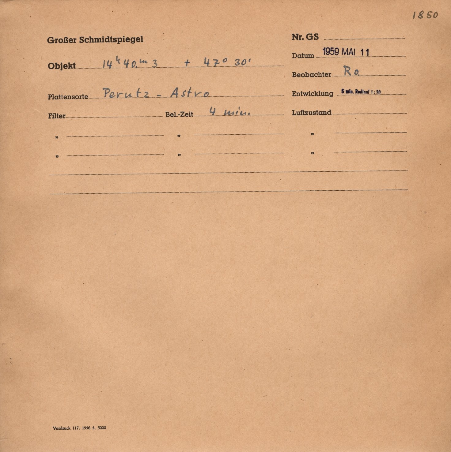 Plattenhuelle GS01850