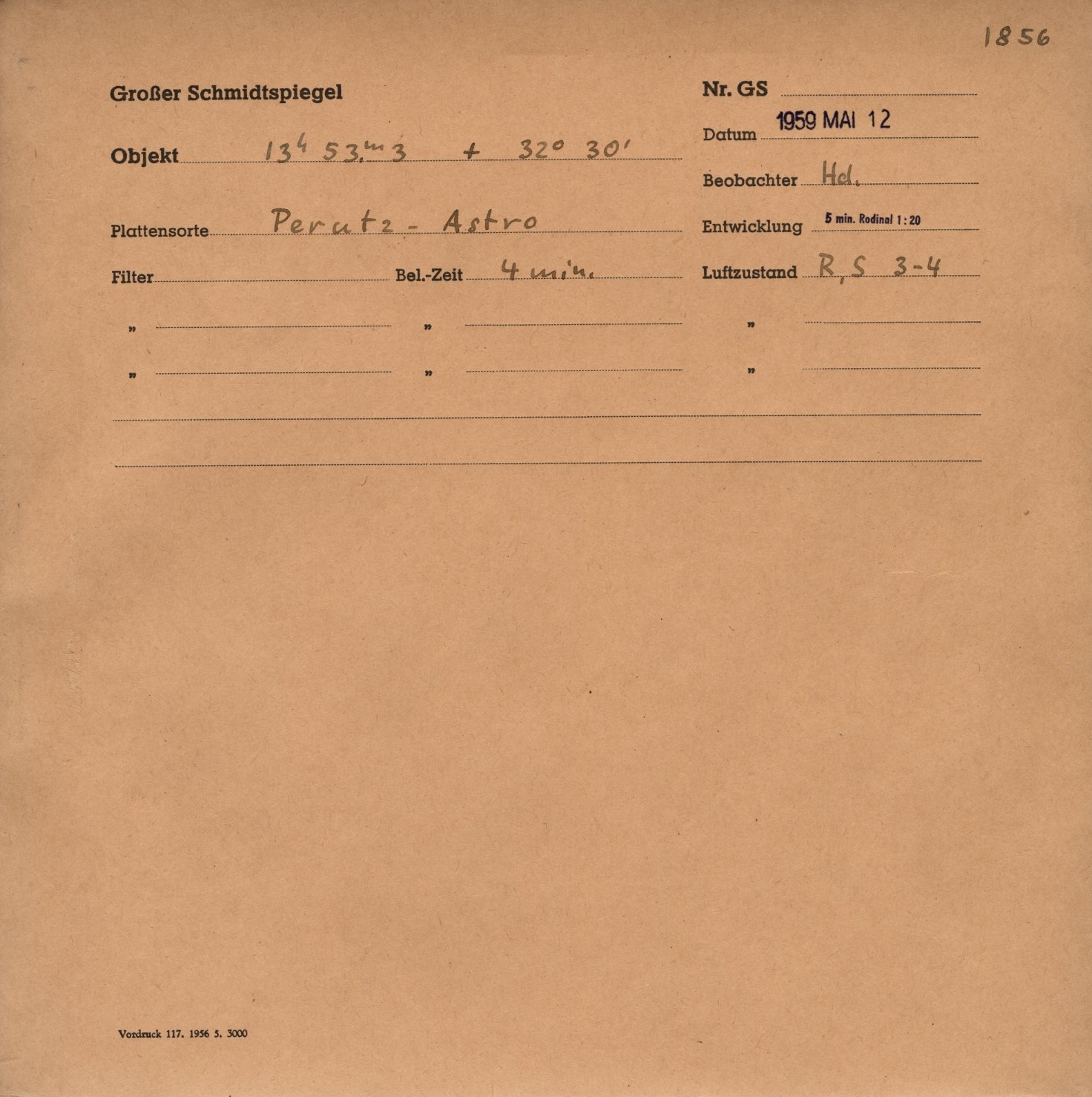 Plattenhuelle GS01856