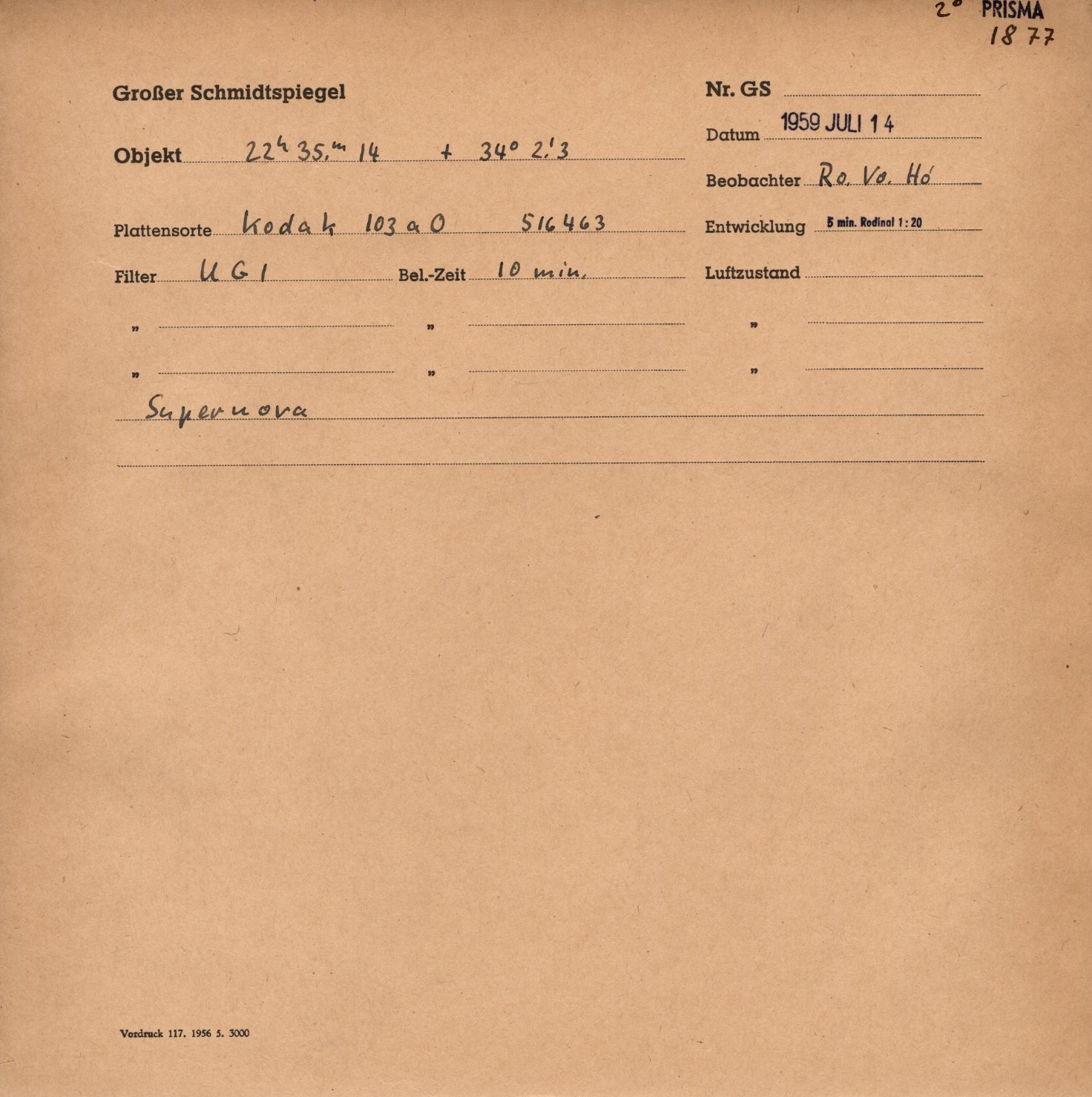 Plattenhuelle GS01877