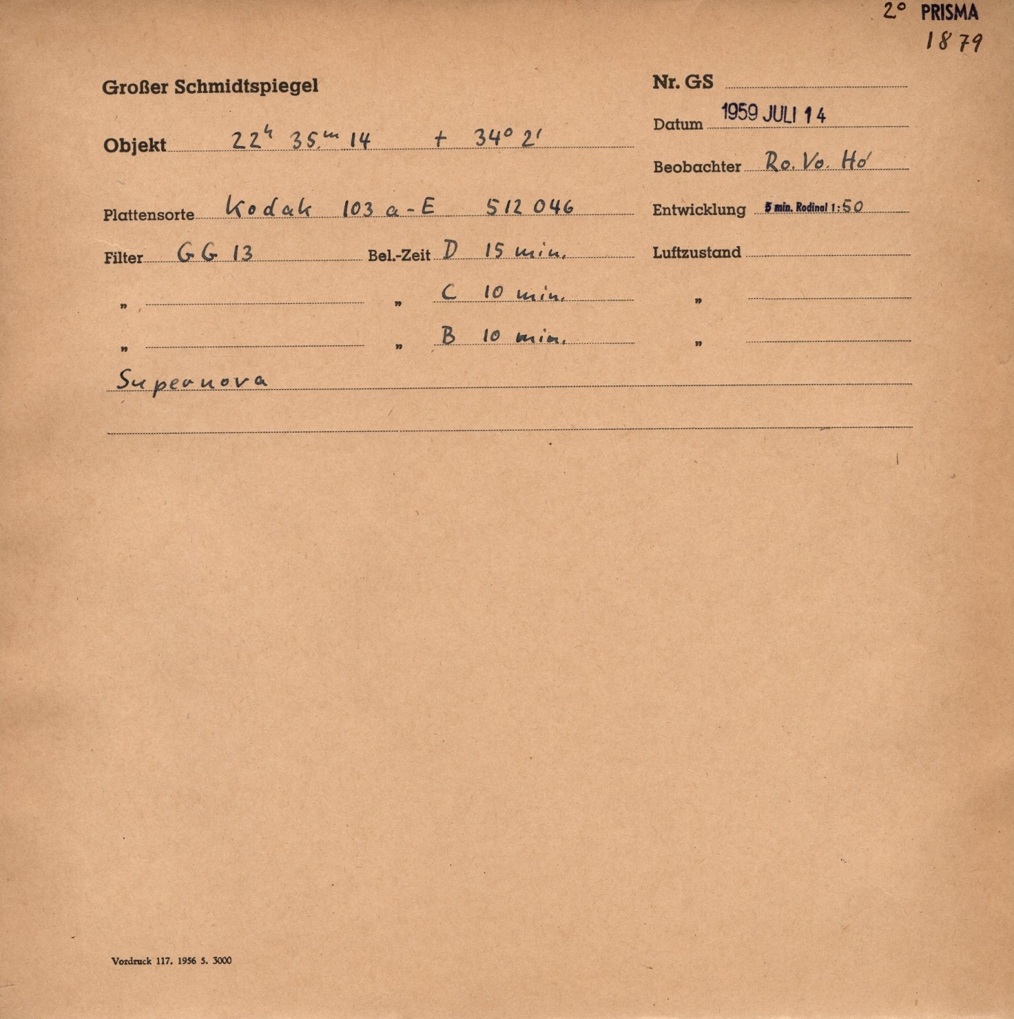 Plattenhuelle GS01879