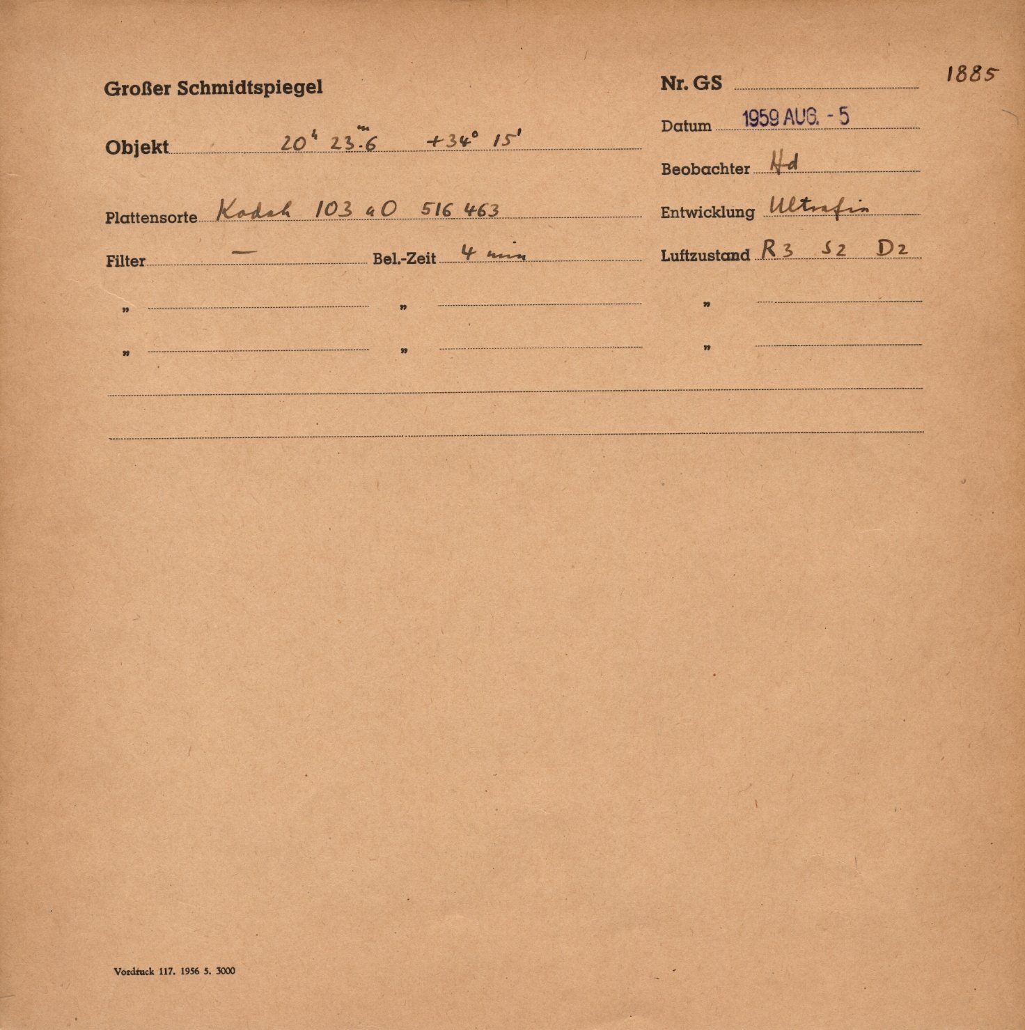 Plattenhuelle GS01885