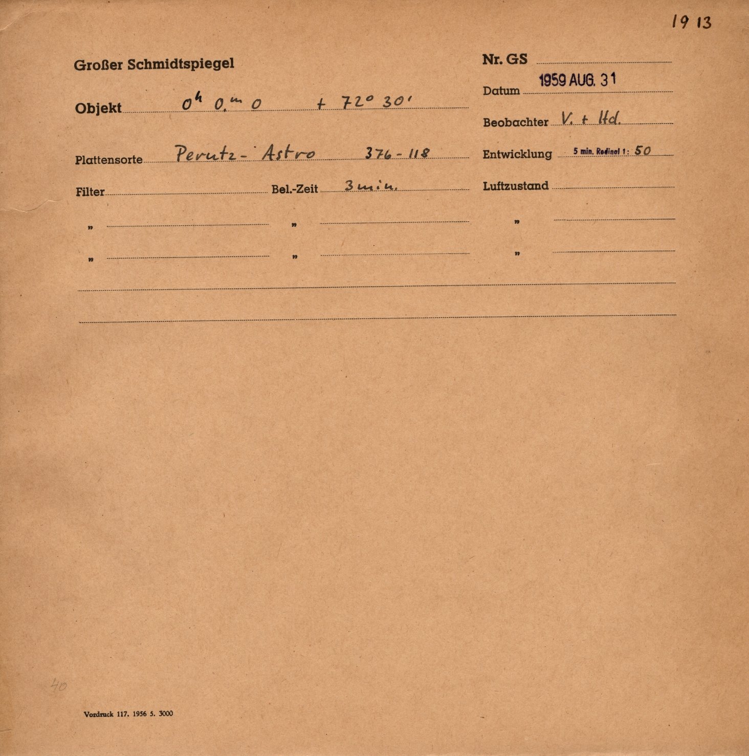 Plattenhuelle GS01913