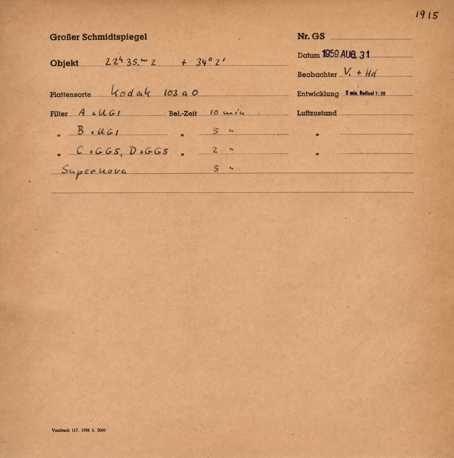 Plattenhuelle GS01915
