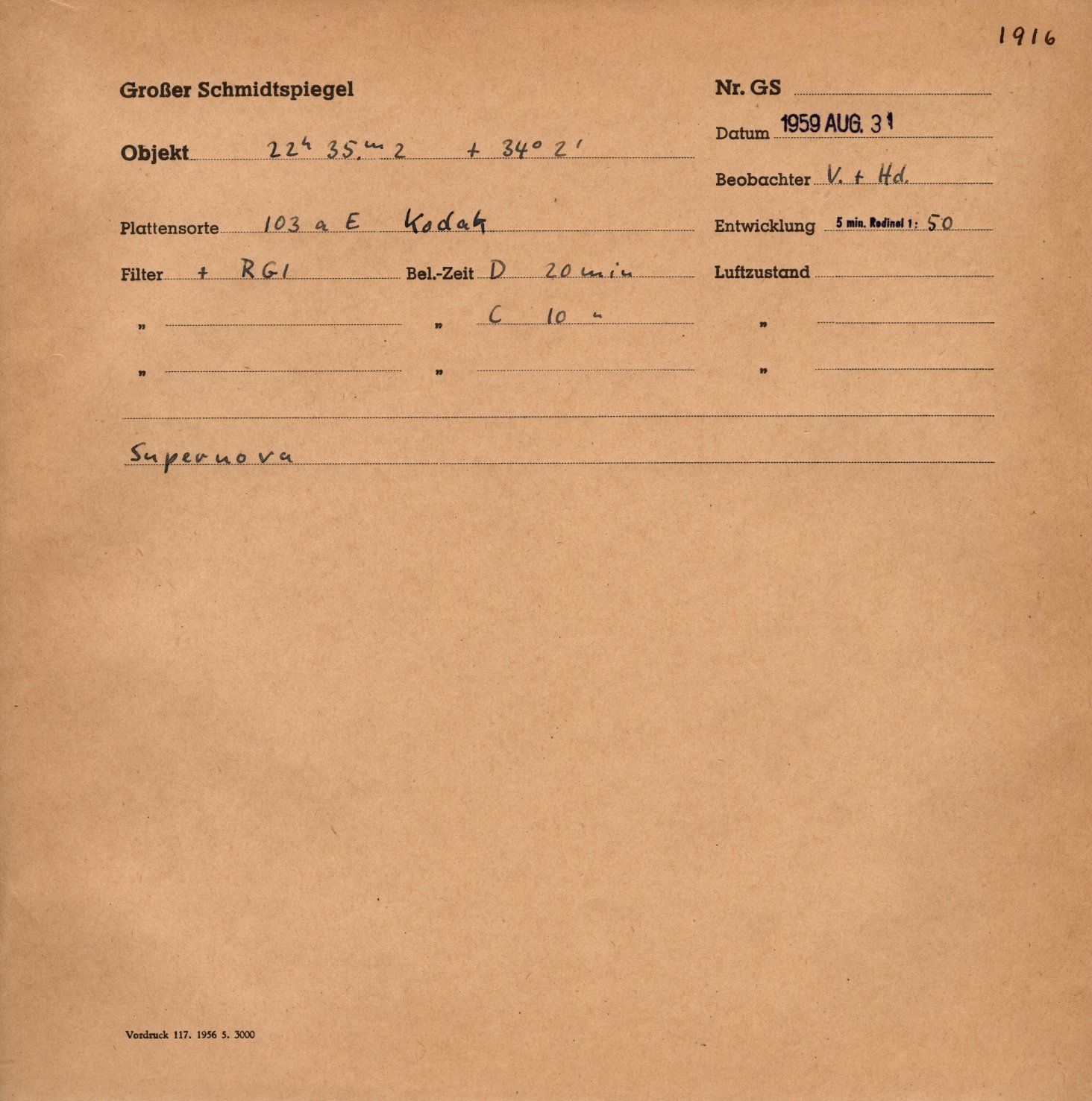 Plattenhuelle GS01916
