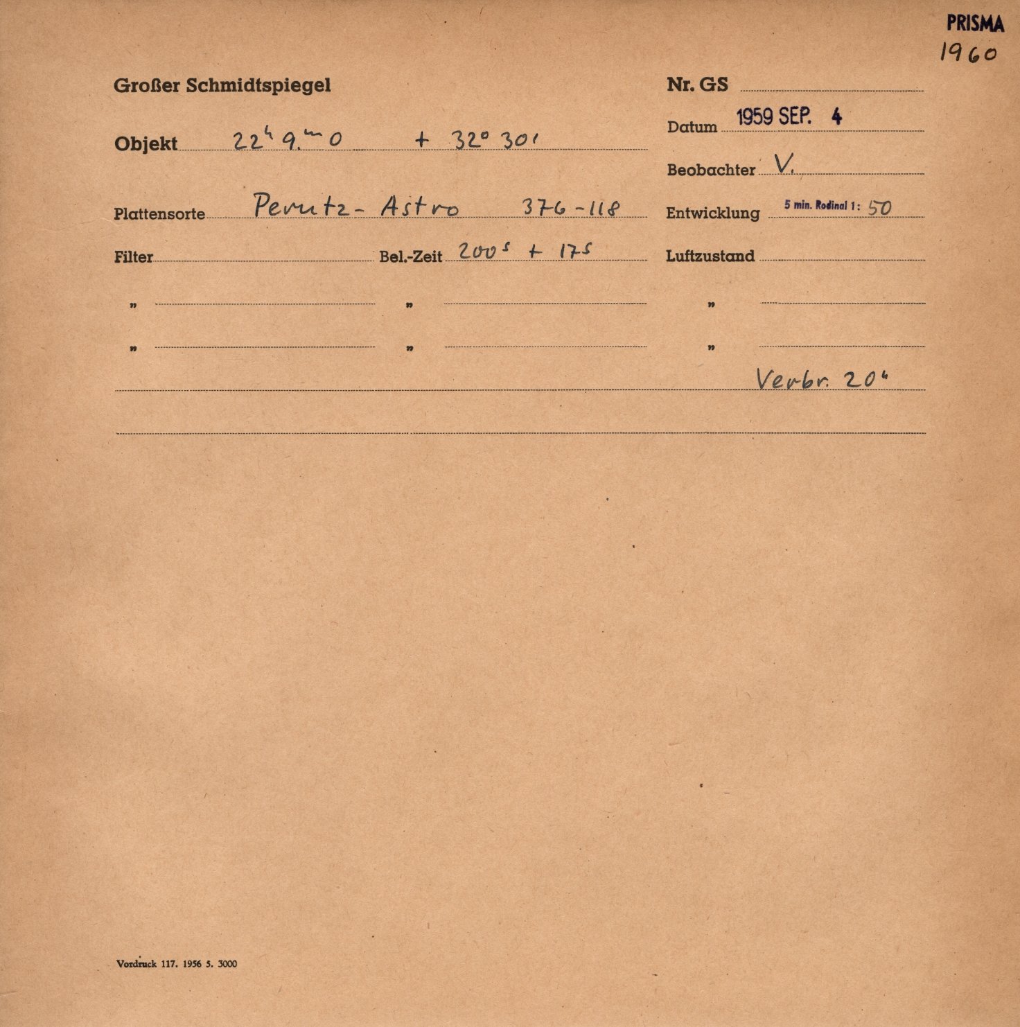 Plattenhuelle GS01960