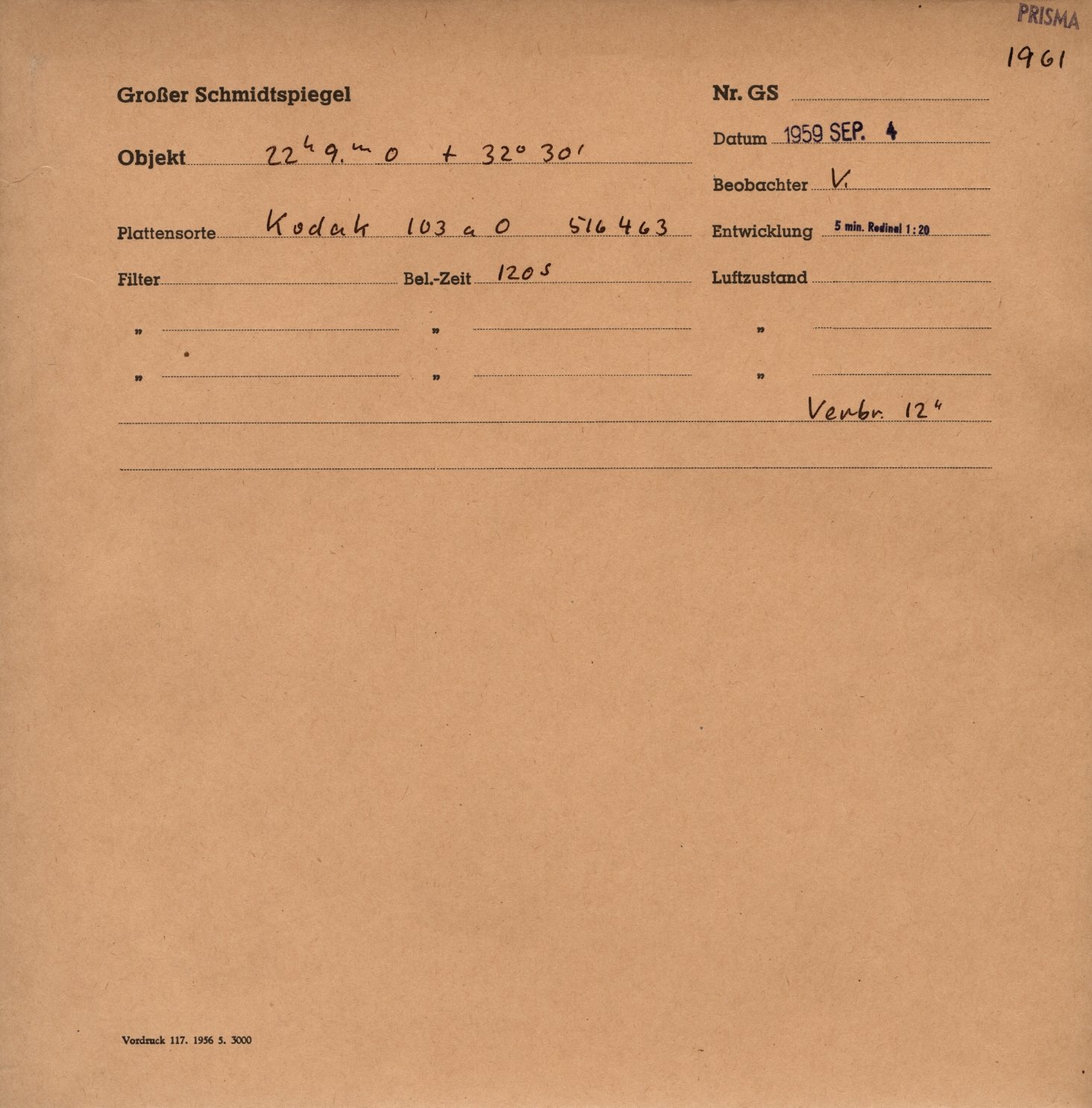 Plattenhuelle GS01961