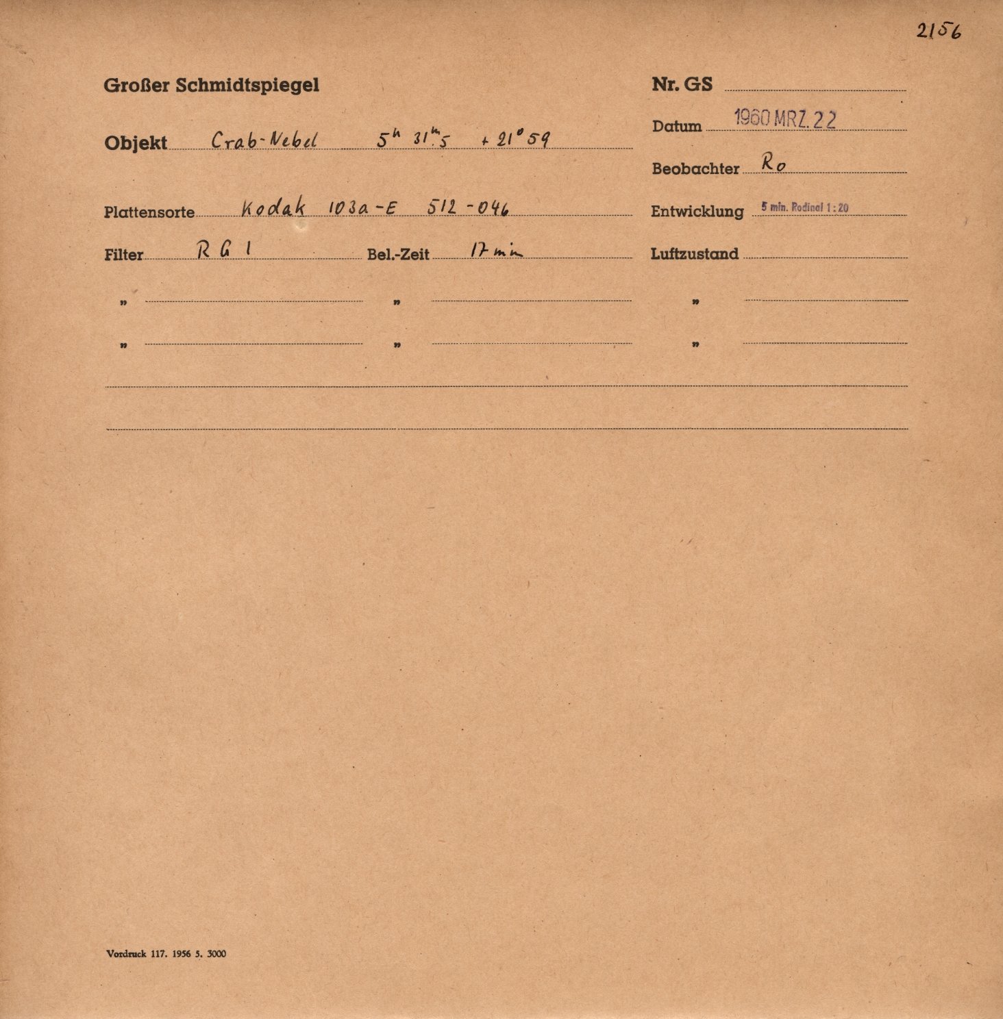 Plattenhuelle GS02156