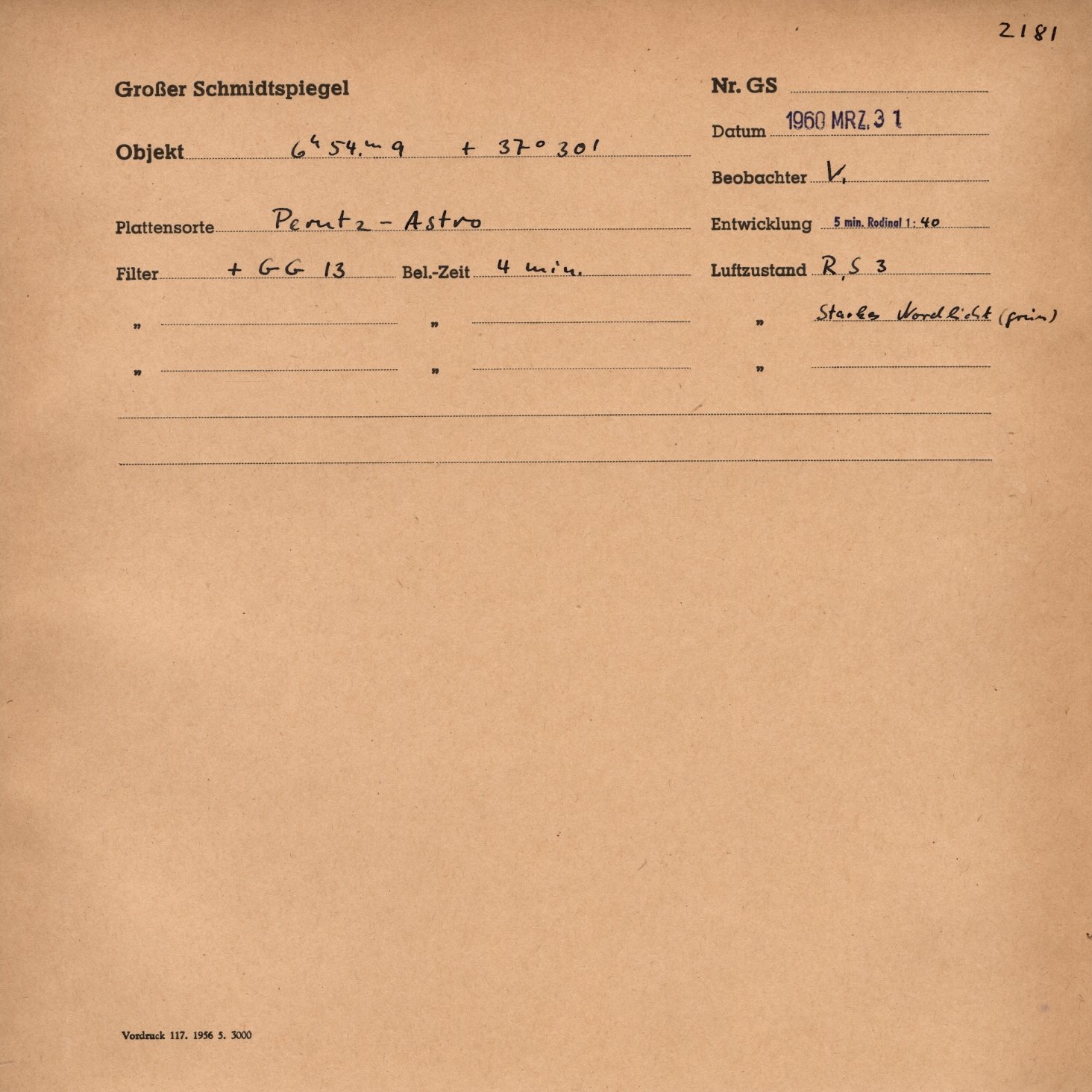 Plattenhuelle GS02181