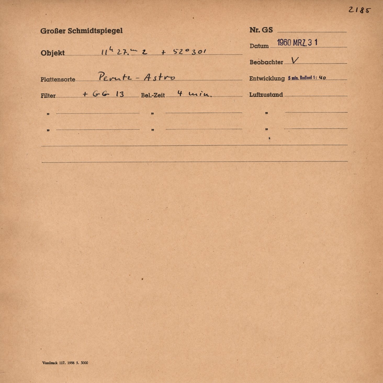 Plattenhuelle GS02185