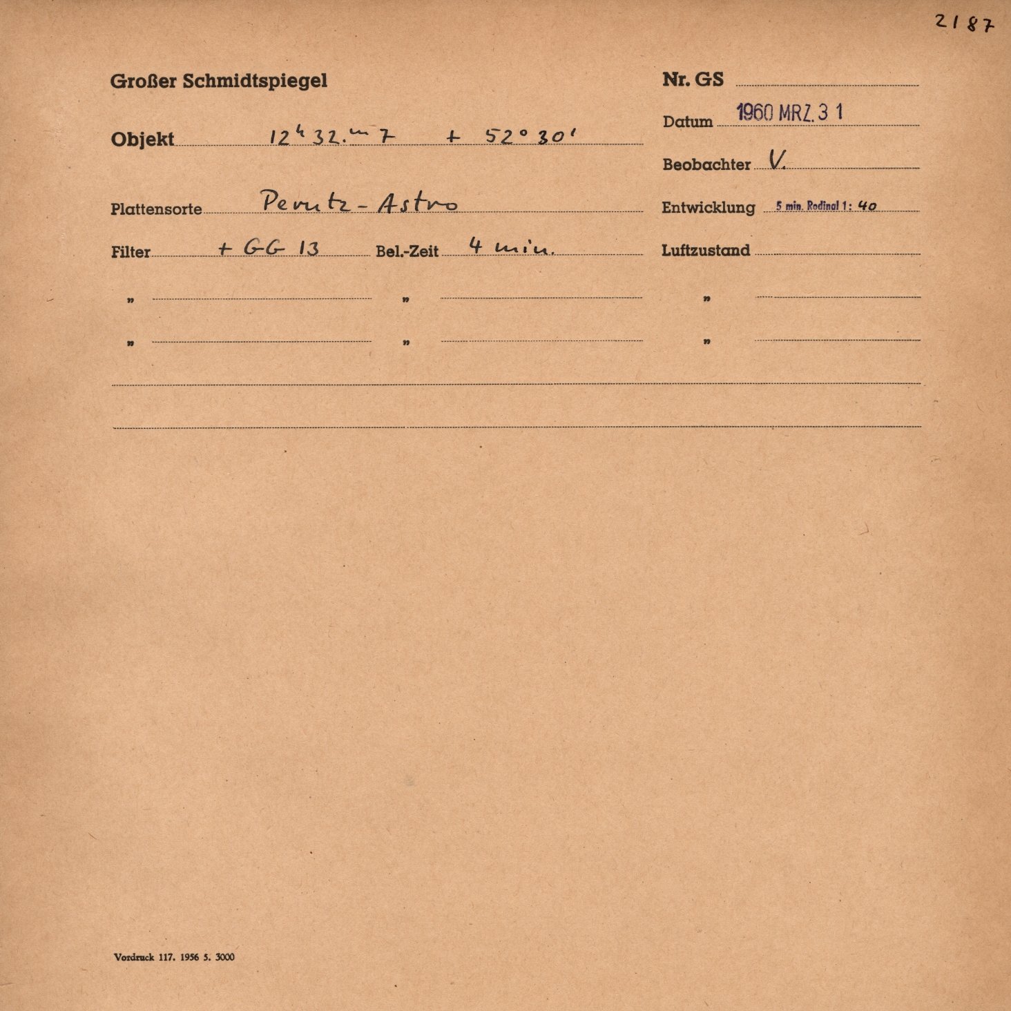 Plattenhuelle GS02187