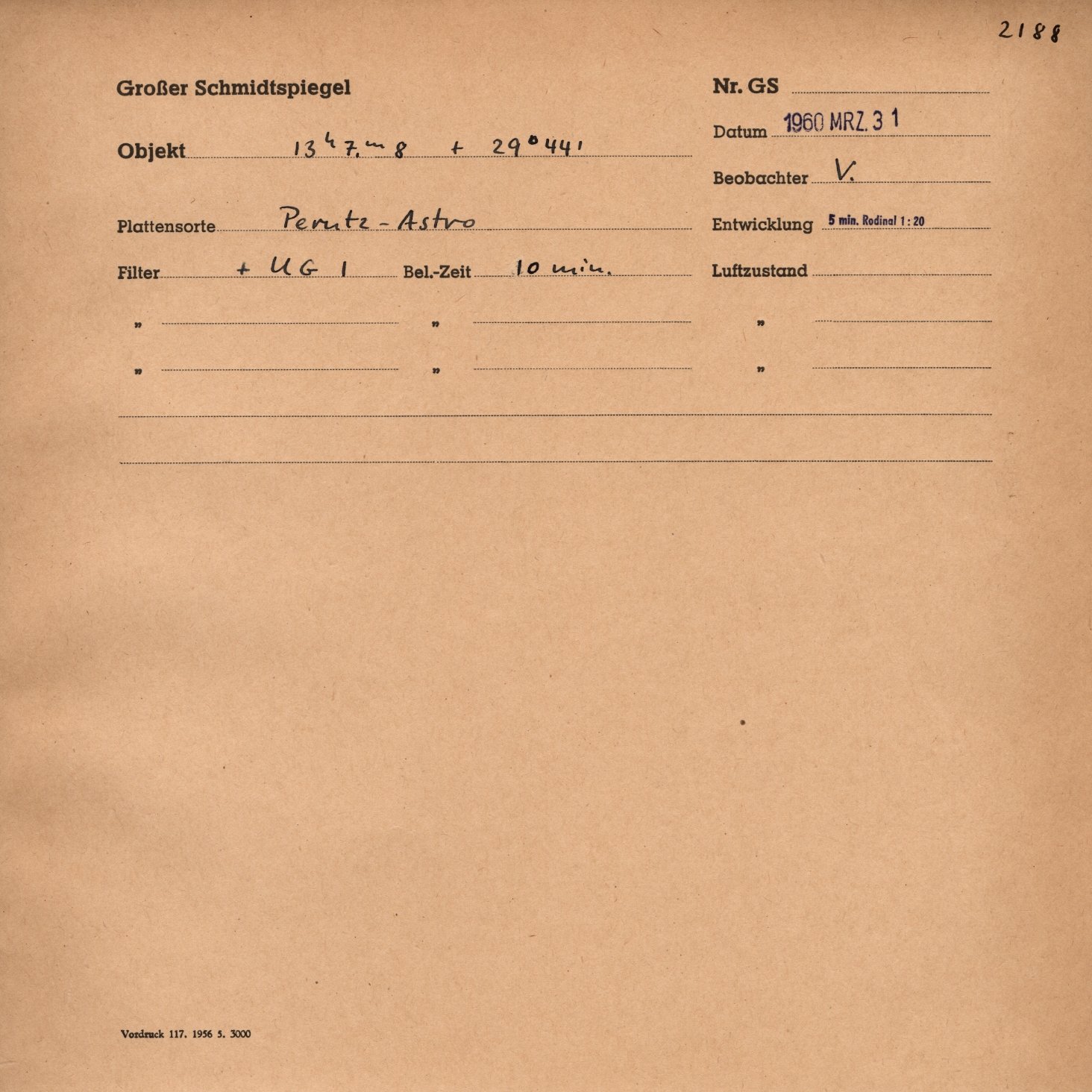 Plattenhuelle GS02188