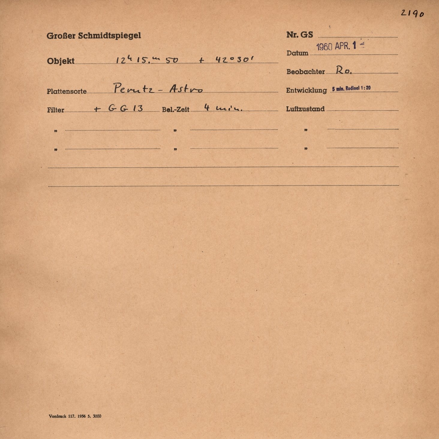 Plattenhuelle GS02190