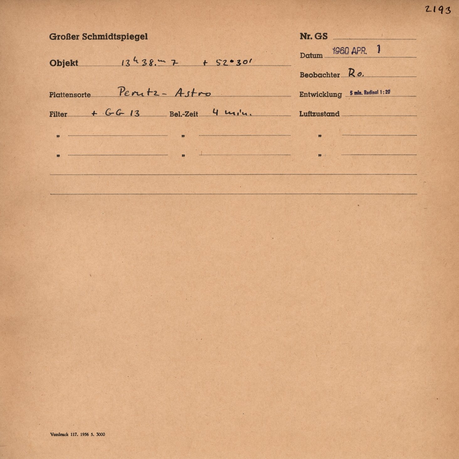 Plattenhuelle GS02193