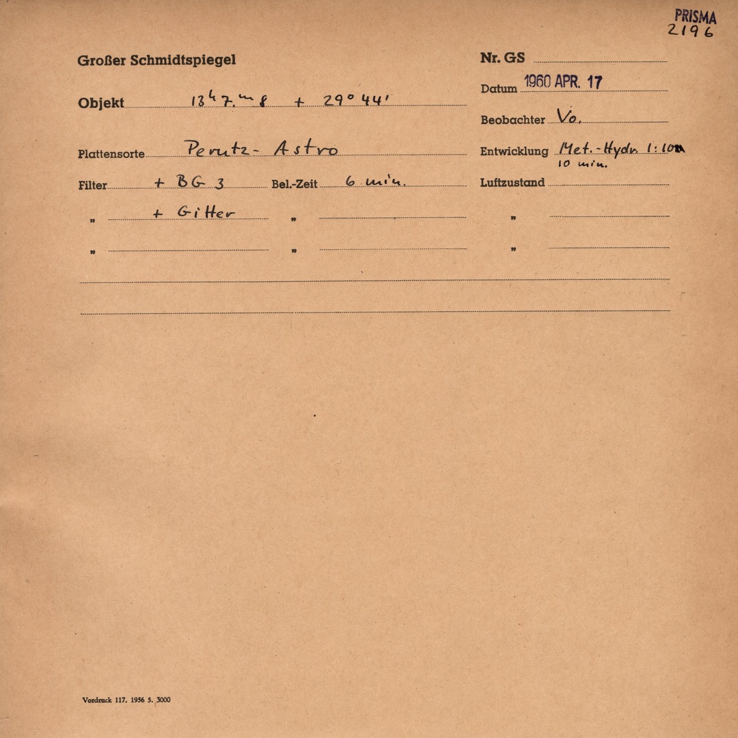 Plattenhuelle GS02196
