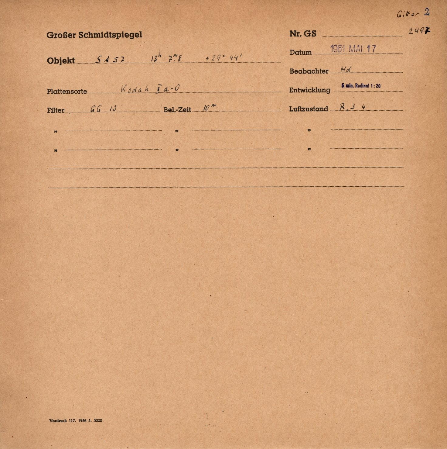 Plattenhuelle GS02497
