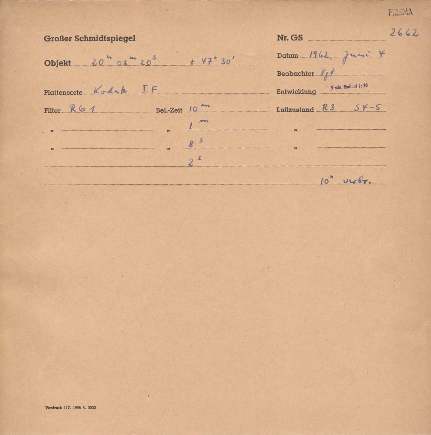 Plattenhuelle GS02662