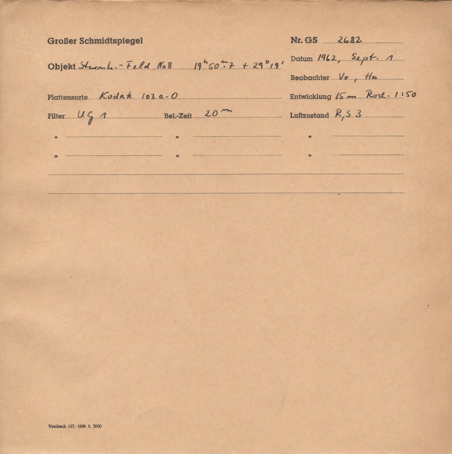 Plattenhuelle GS02682