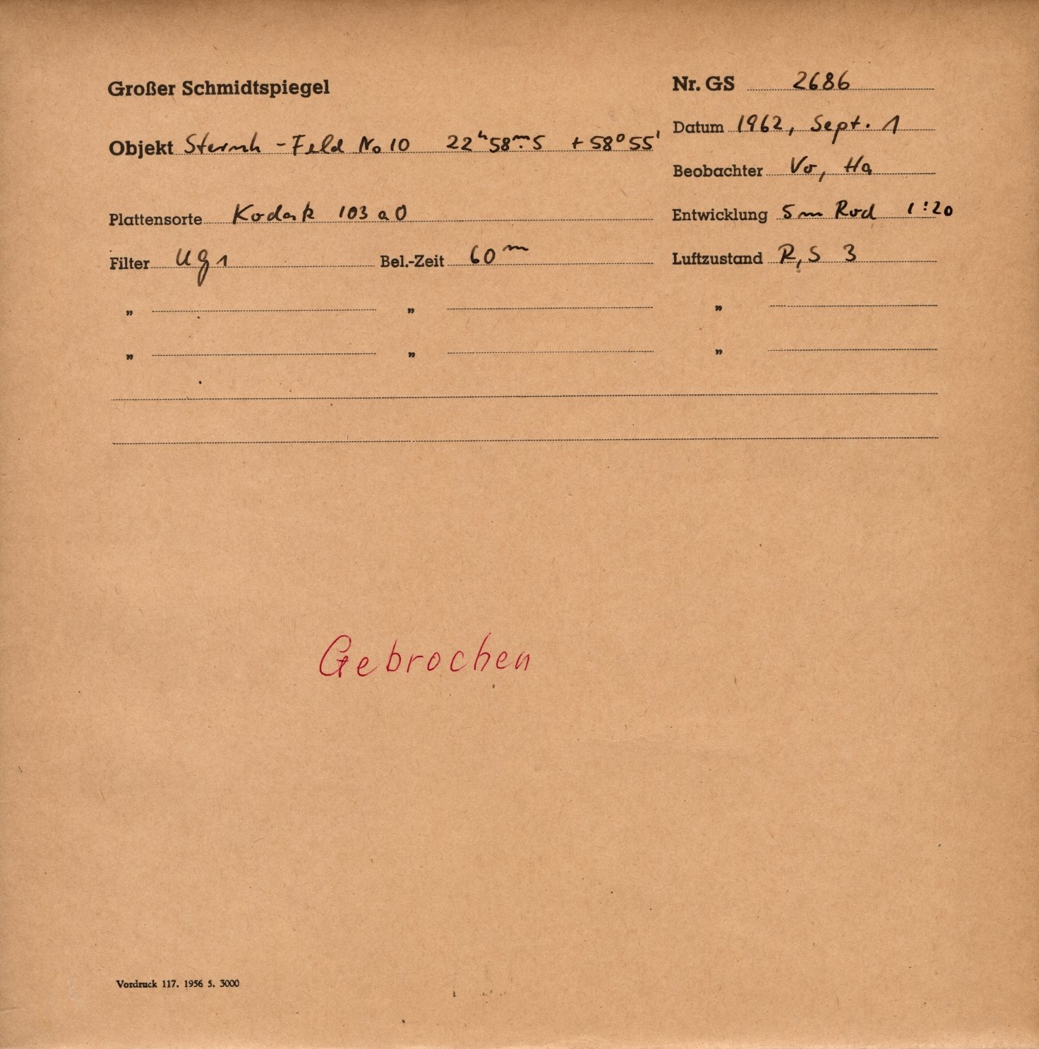 Plattenhuelle GS02686