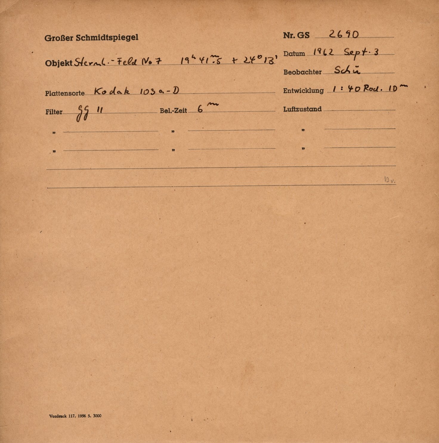 Plattenhuelle GS02690