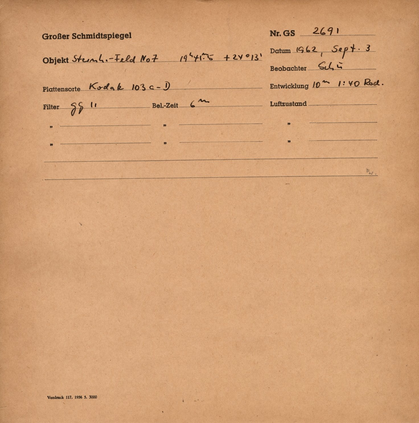 Plattenhuelle GS02691
