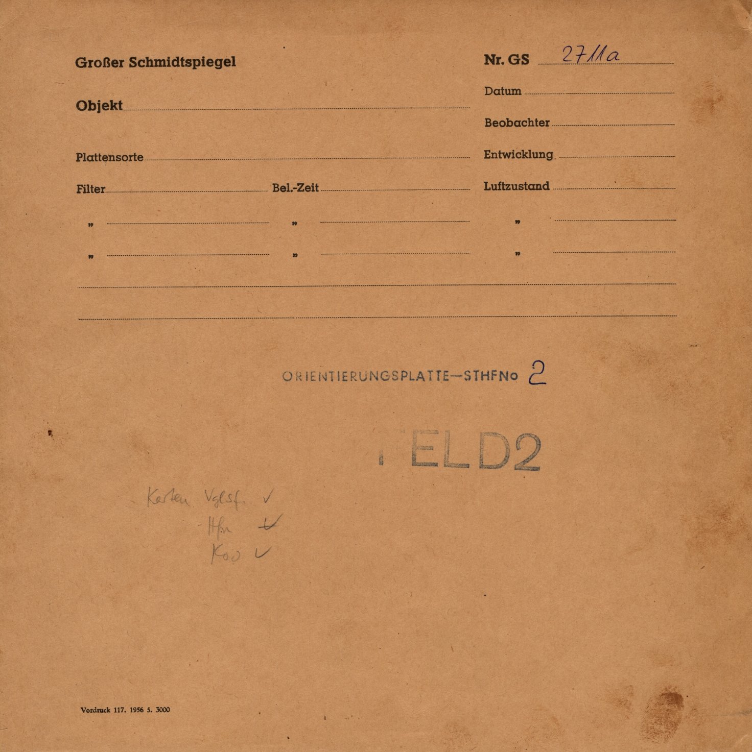 Plattenhuelle GS02711a