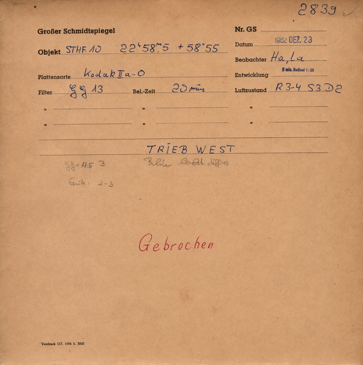 Plattenhuelle GS02839
