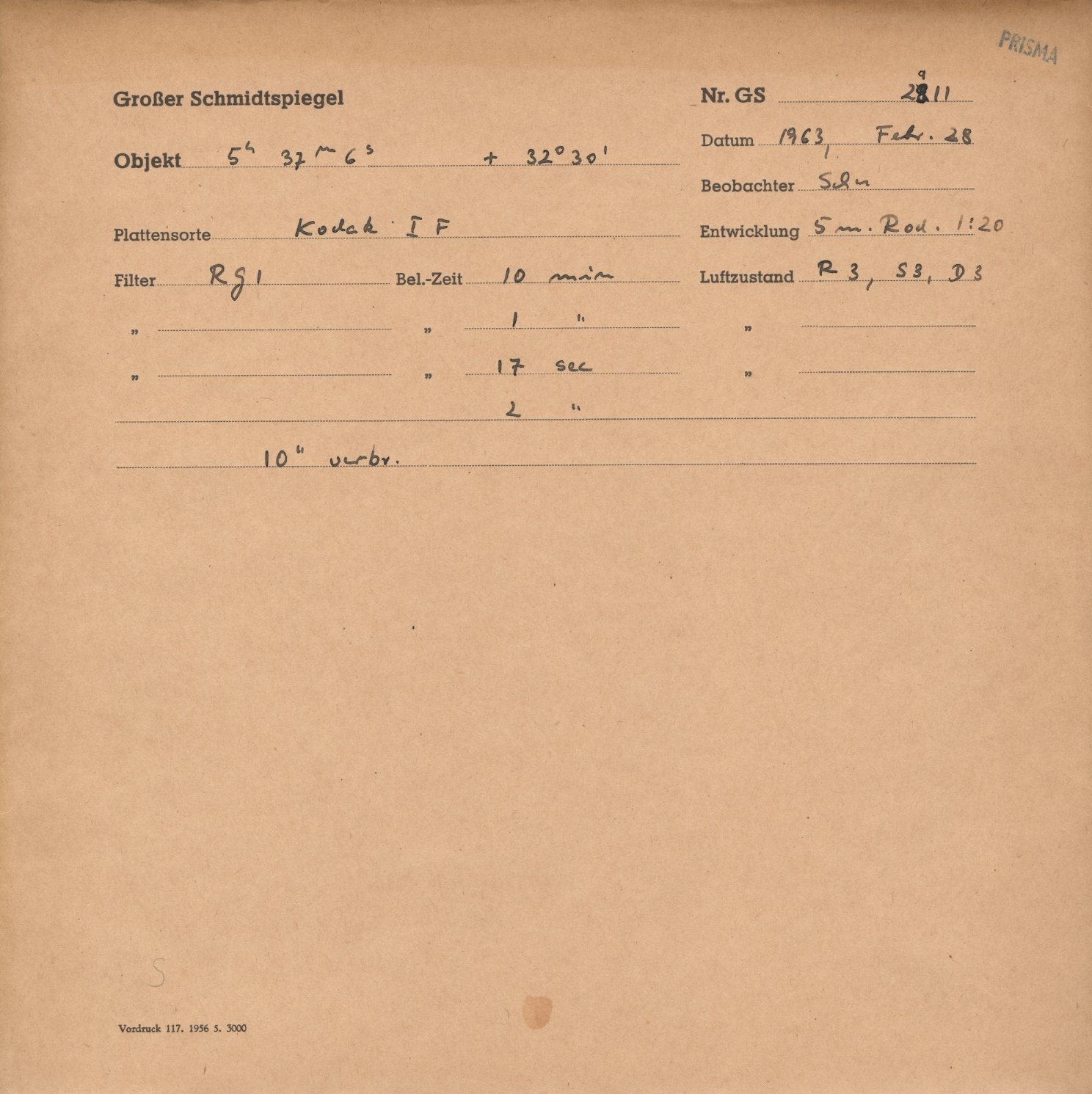 Plattenhuelle GS02911