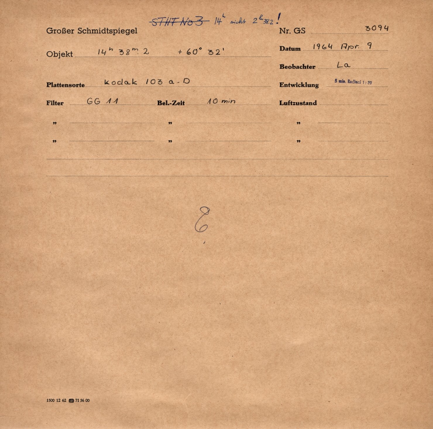 Plattenhuelle GS03094