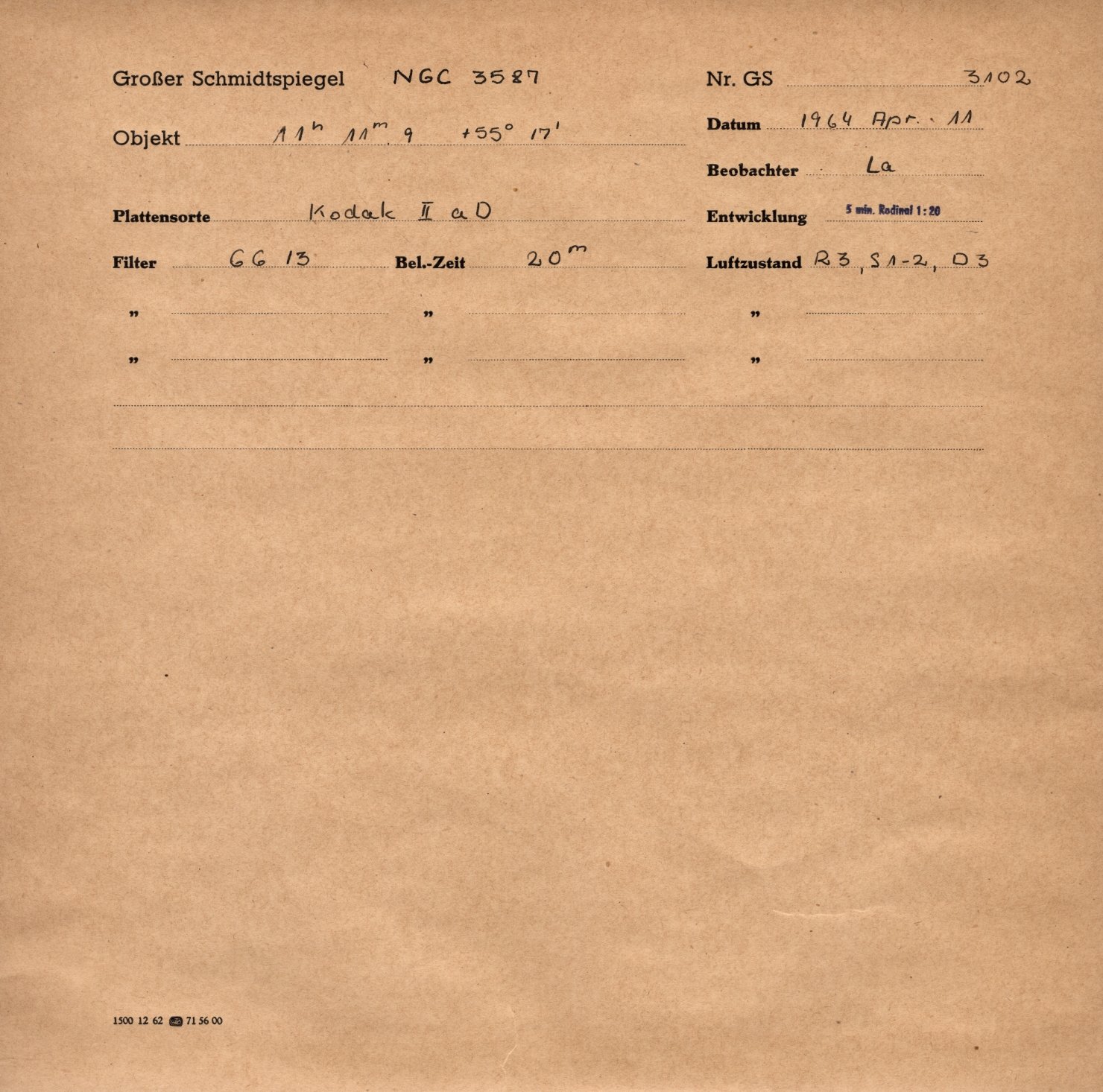 Plattenhuelle GS03102
