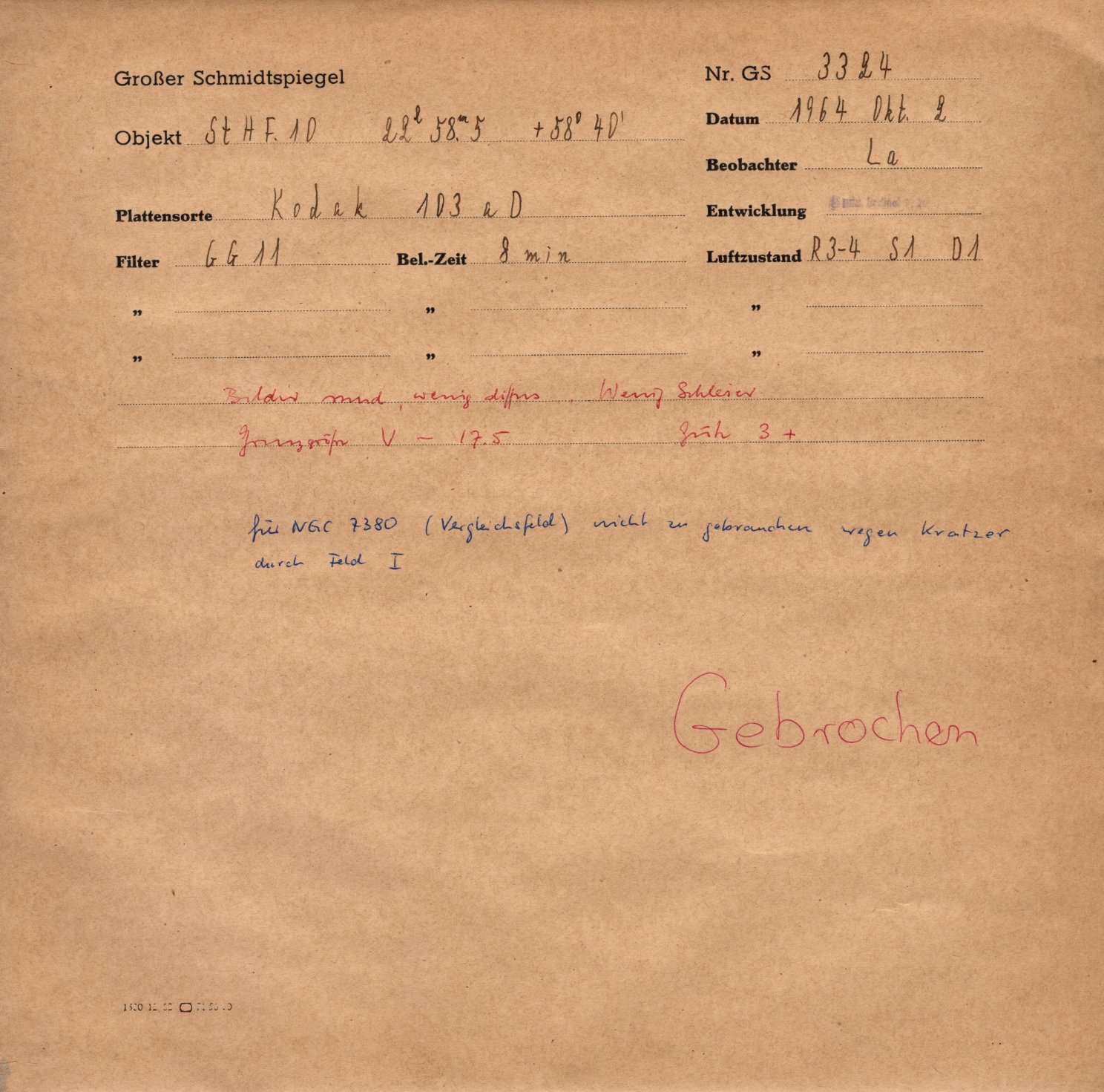 Plattenhuelle GS03324