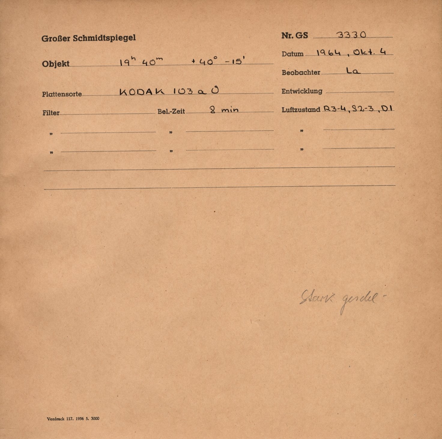 Plattenhuelle GS03330