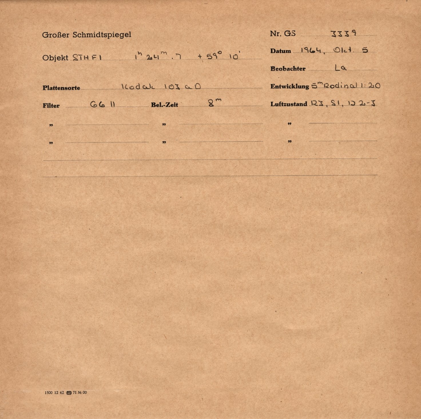 Plattenhuelle GS03339