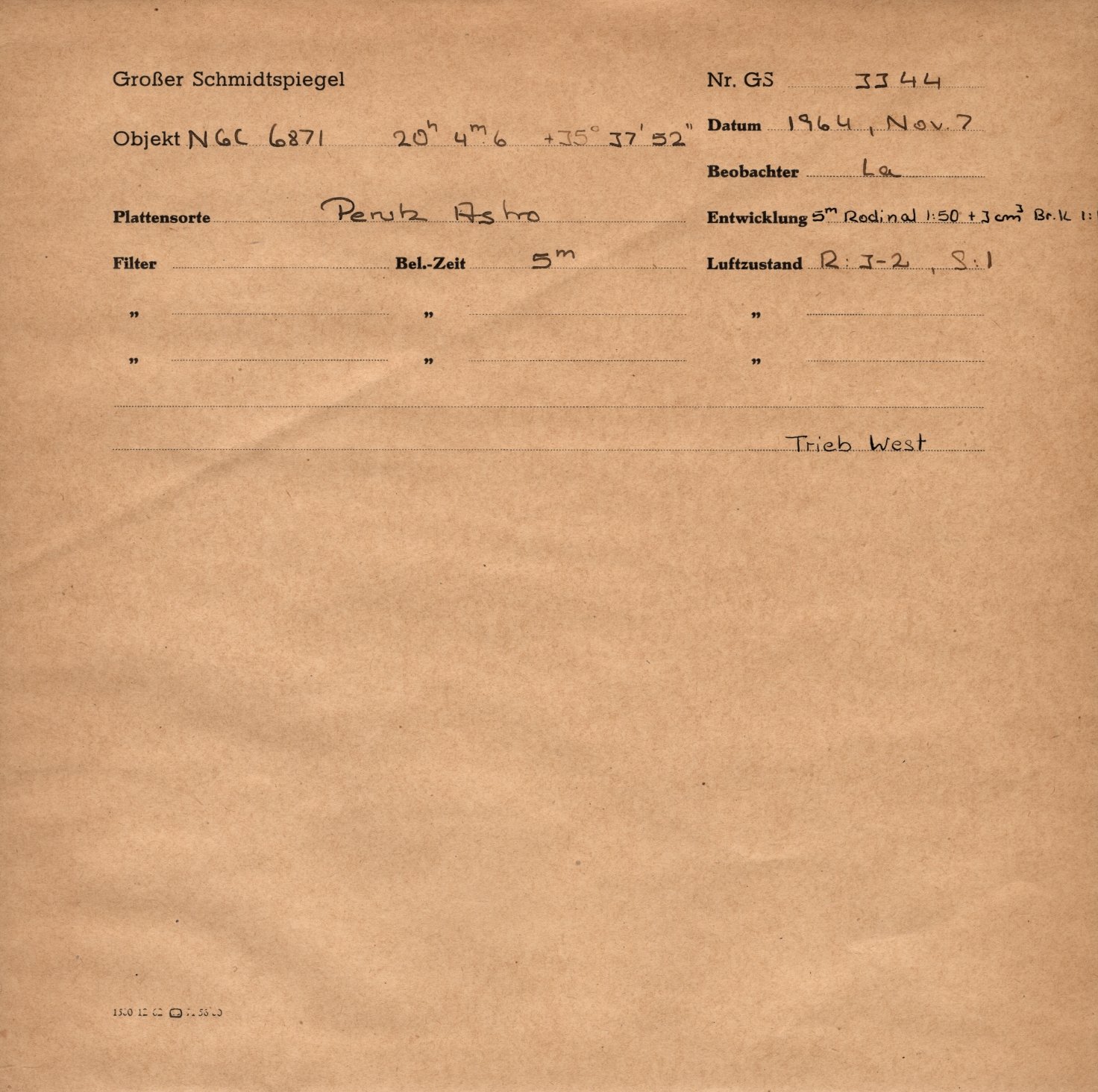 Plattenhuelle GS03344