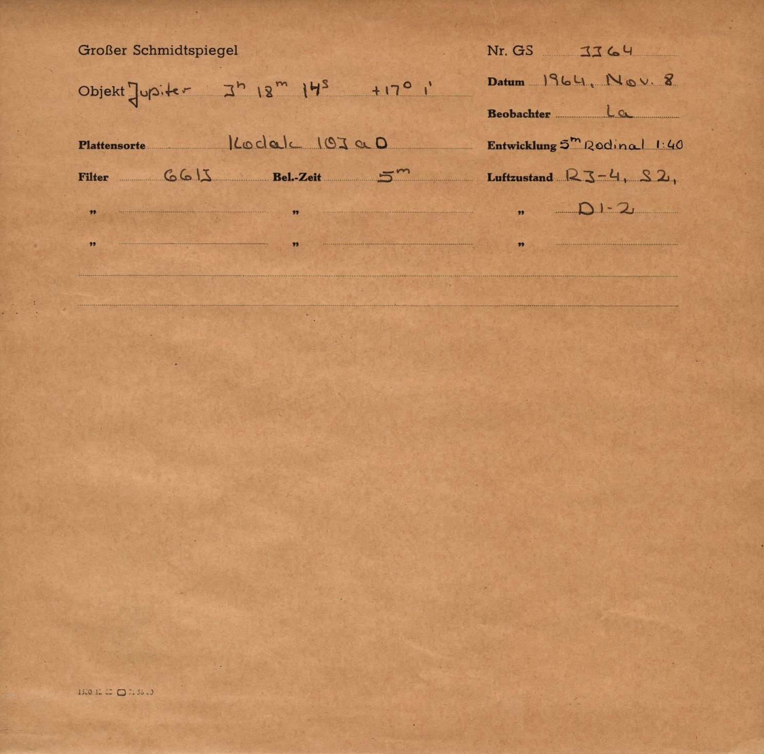 Plattenhuelle GS03364