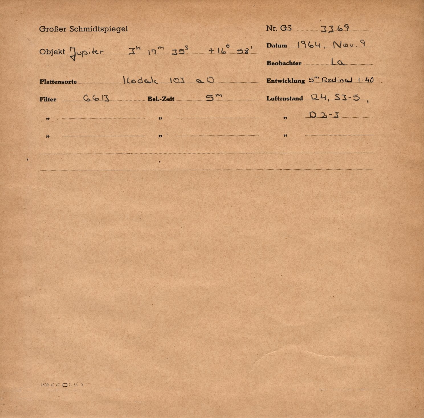 Plattenhuelle GS03369