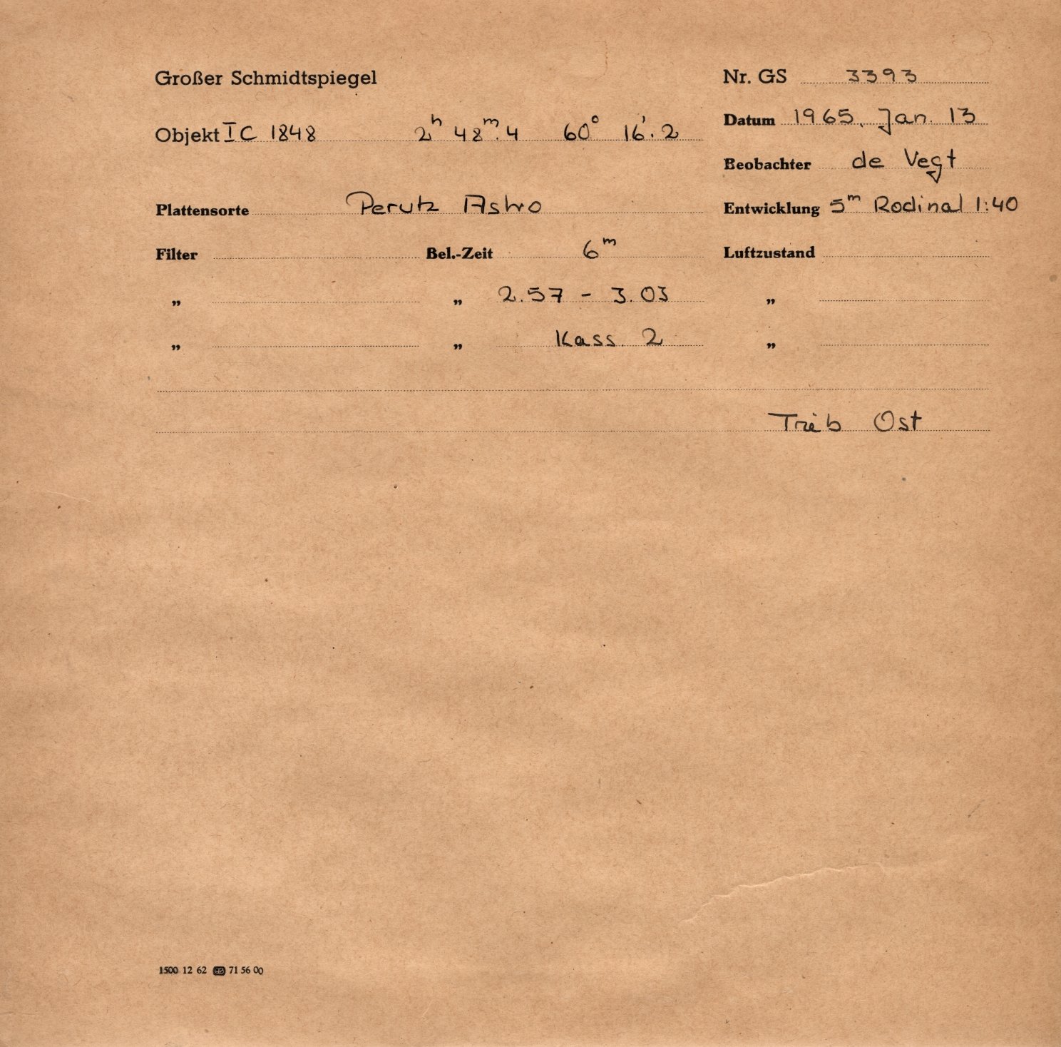 Plattenhuelle GS03393