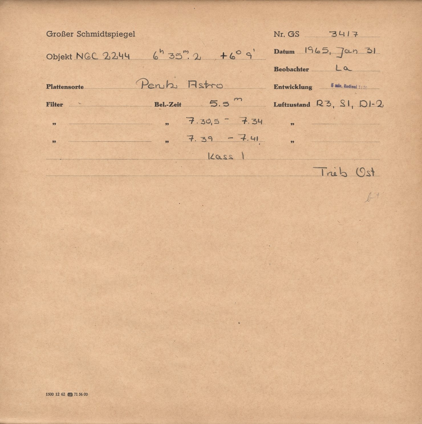 Plattenhuelle GS03417