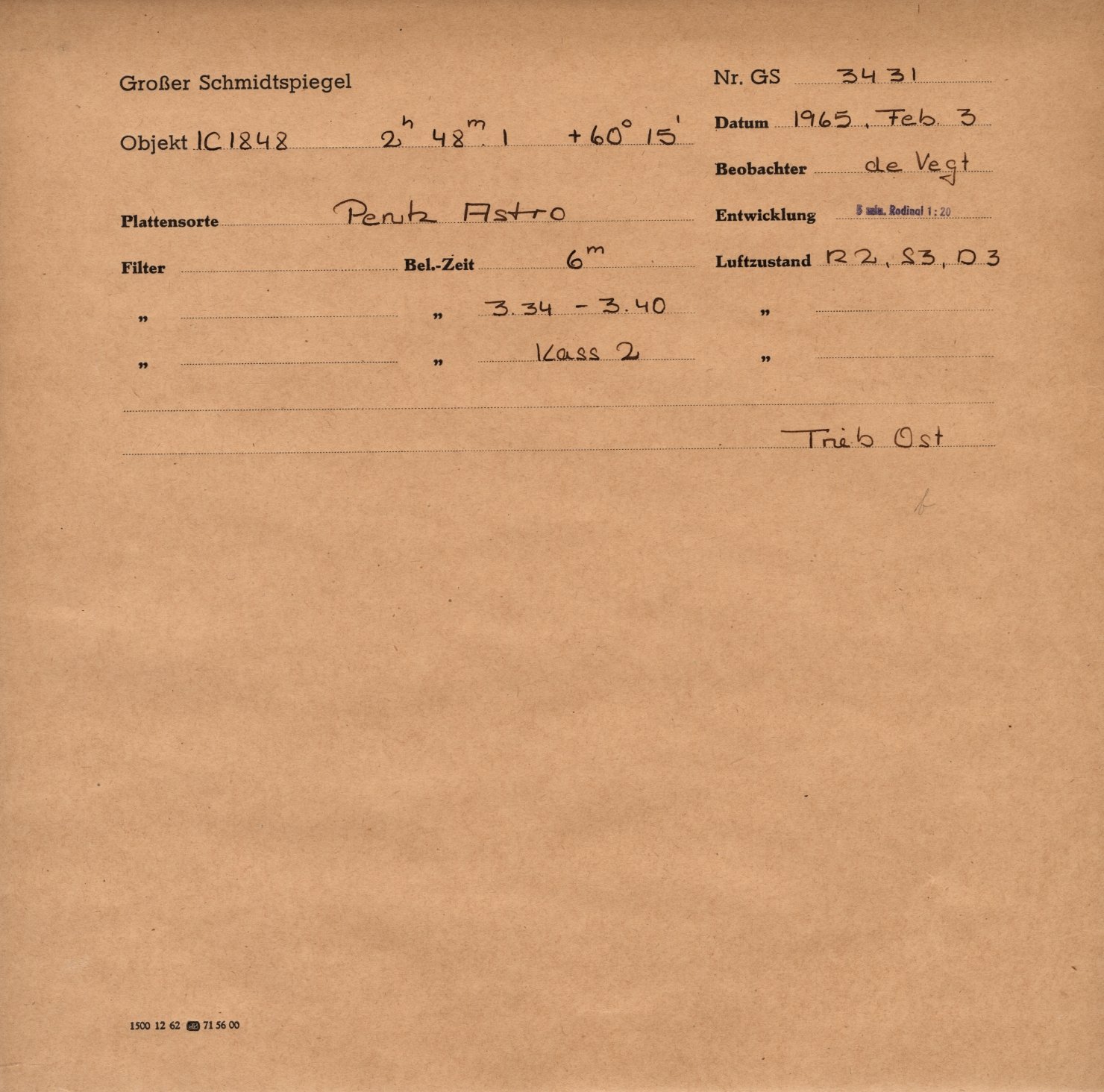 Plattenhuelle GS03431