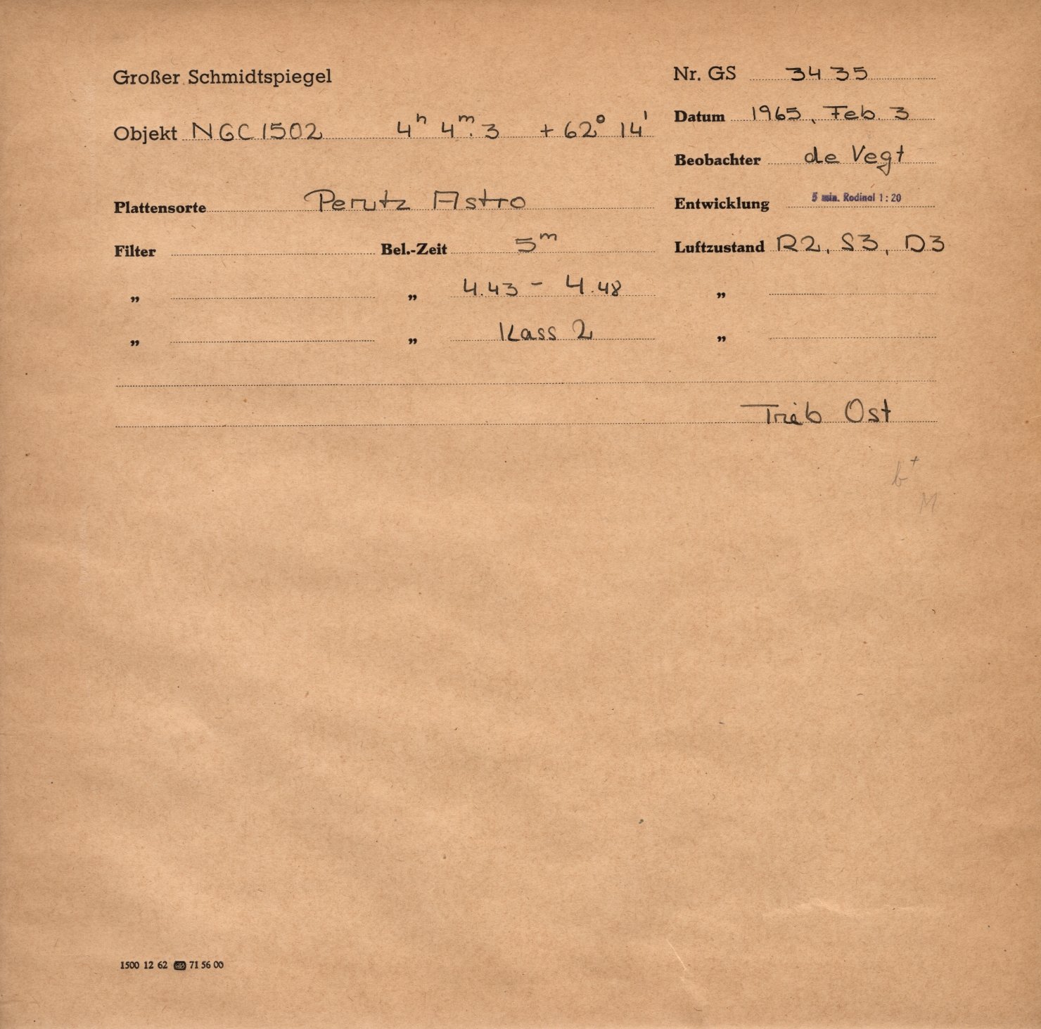 Plattenhuelle GS03435