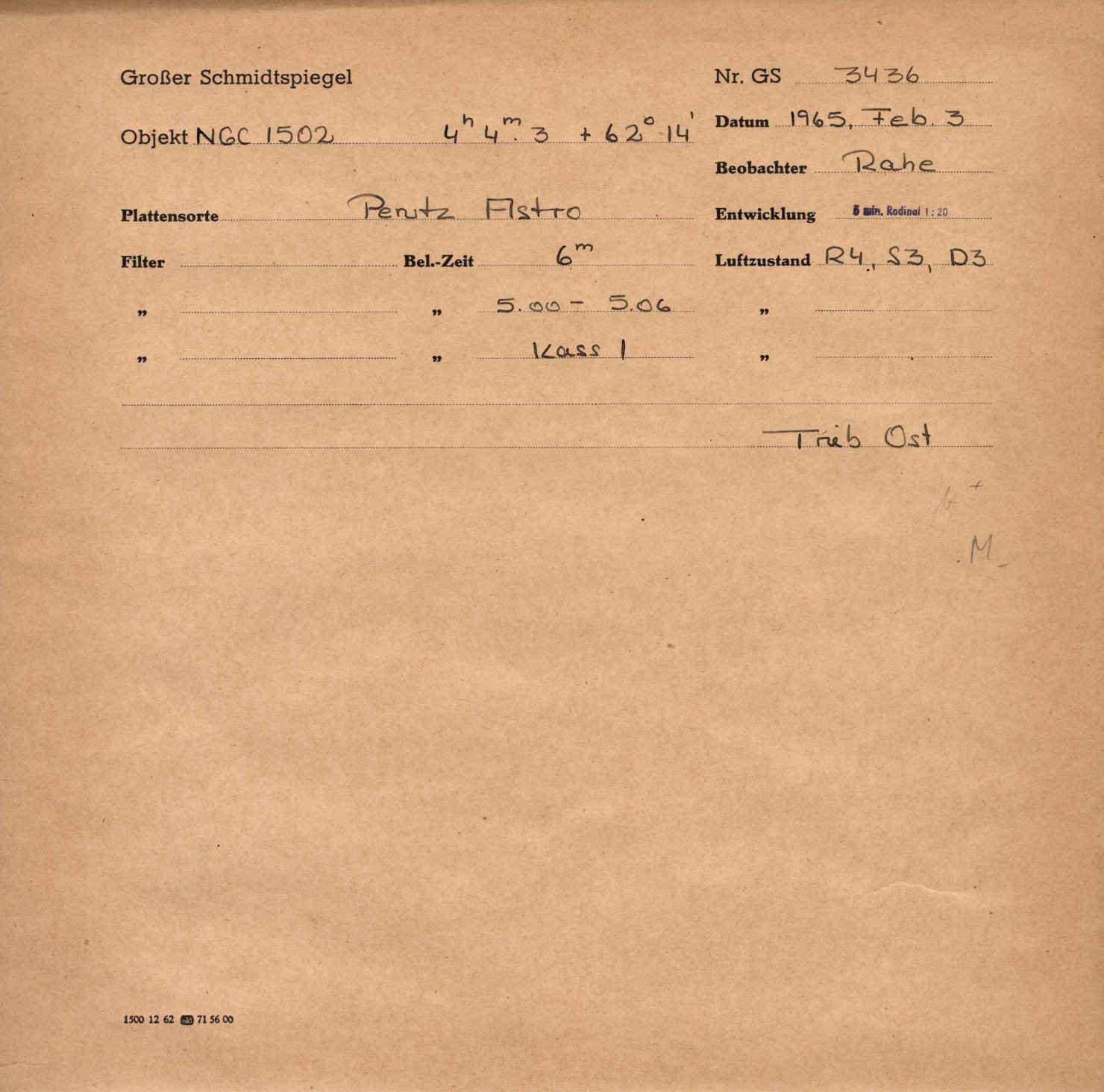 Plattenhuelle GS03436